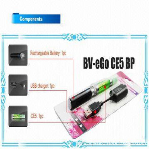 Hot Blister E-cigarettes CE5 in Blister Pack with 1.6mL Capacity/Customized Specifications Welcomed